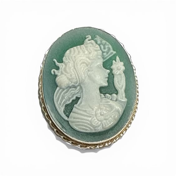 Broche Mandile 1922 Femme Cammei  in Argent 2MSPCM145 - 2MSPCM145